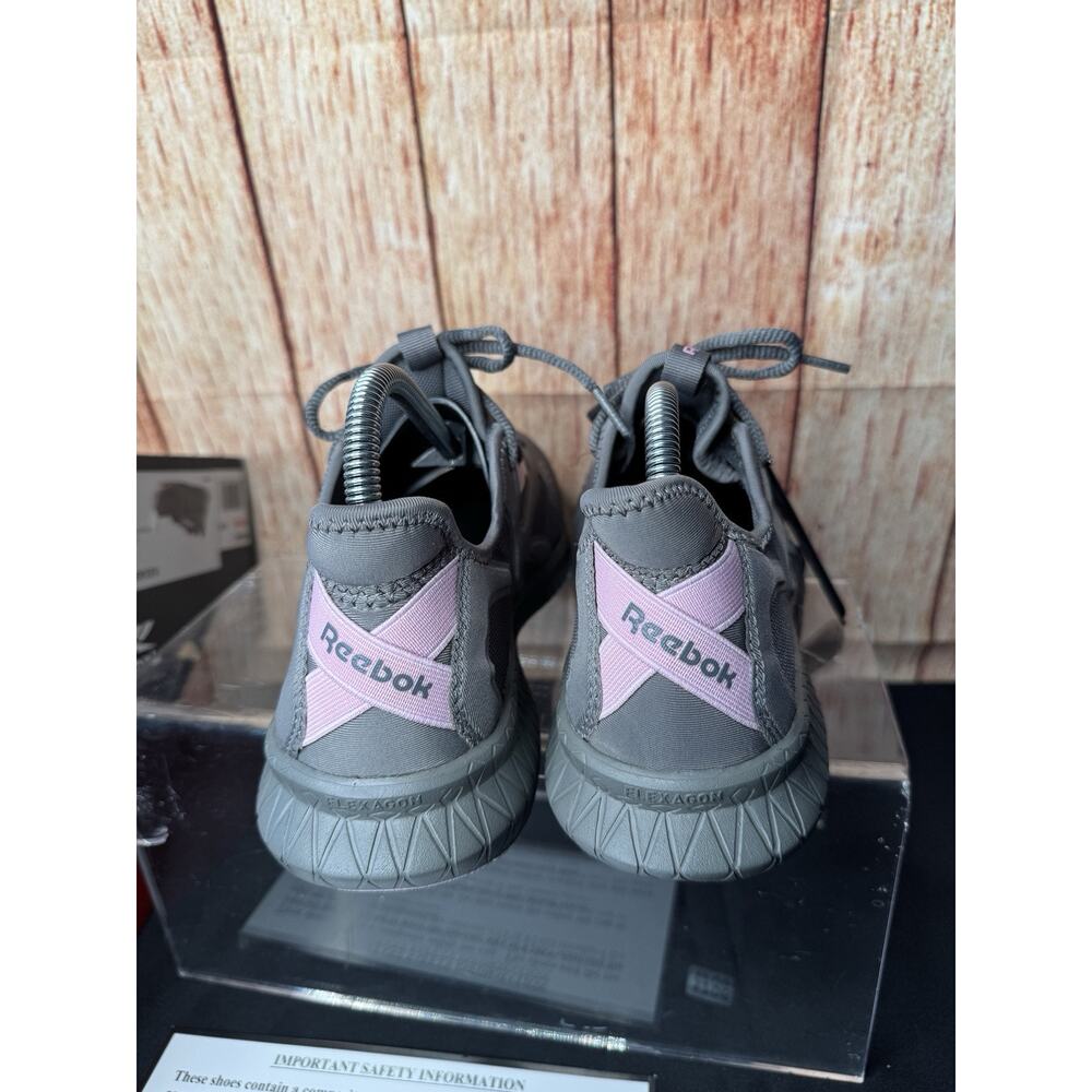 Reebok Womens Flexagon 3.0 Work Gray Safety Shoes Size 9W (5163385) - Picture 12 of 16